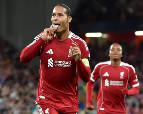 Van Dijk scores late decisive goal in clash with La Liga side